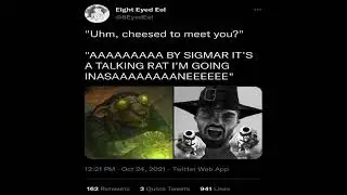 BY SIGMAR A TALKING RAT   Warhammer meme