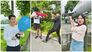 Ball pump - Airplane: noob vs pro vs hacker 🔥 Su Hao