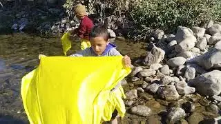 Gurukuli boys, at bhatkot village, chaukhutiya, uttrakhand