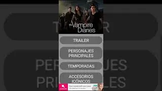 App mobincube diario de vampiros. Andrea Castellanos