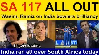 Pak Media crying on India bowling SA poor batting today vs IND | Ramiz Speaks, Shoaib Akhtar shocked