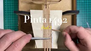 Wooden Ship Model: Columbus Pinta 1492 - Deck Planking l Ep. 2 (DIY)