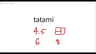 Counting room size in Tatami