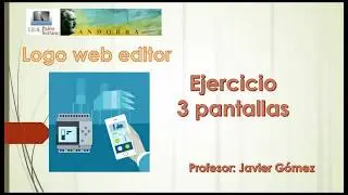 Logo Web Editor. Navegar entre diferentes pantallas