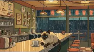 Midnight Rain⛈️ Lofi to Study, Focus and Work | Dark, Nostalgic, Melancholic & Distant Jazzy Beats