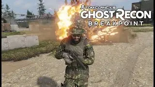 CLEAR GREEN VIPER BASE | Ghost Recon Breakpoint | Extreme Difficulty | Only HG + CQC | Last Turret