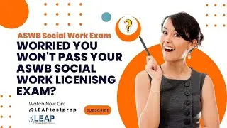Are you worried you won't pass your social work licensing exam? Helpful resources!