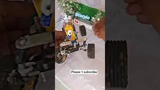 rc#remote #control#car Scorpio black Diy#cardboard art ||#trending