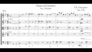 Graupner - Angst und Jammer, GWV 1145/11