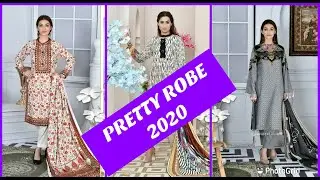 Pretty Robe Khaddar || Digital Printed Khaddar 3 Piece Suit  || Pretty Robe Winter Collection