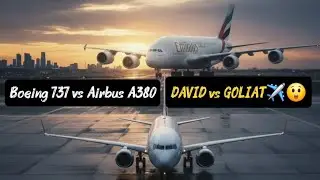 ​BOEING 737 vs AIRBUS A380 | You won't believe this takeoff is REAL! 😱✈️