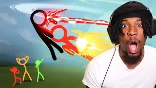 THIS IS PEAK STICK MAN FIGHT!!!! Animator vs. Animation V (official) React