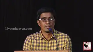 Mupparimanam Press Meet Director Adhiroopan Speech | liveonheaven
