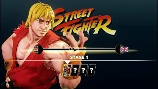 SFV AE - Ken Arcade Mode (Full) [Street Fighter 1 Path] {Remake}