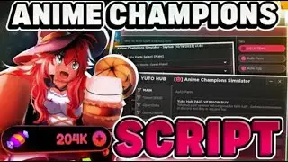 UPDATE 1 Roblox Anime Champions Simulator Script Hack Auto Farm  Infinite Talent Tokens & More!