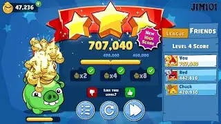 BEST STRATEGIES OF ANGRY BIRDS FRIENDS TOURNAMENT J1M101 LEVEL 4 26.09.24 #214