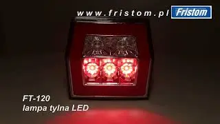 FT-120 LED - FRISTOM - Zespolona lampa tylna/ REAR MULTICHAMBER LAMP