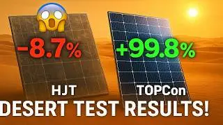 3 Years in the Desert: The Solar Panel Test That SHOCKED Everyone! 😱
