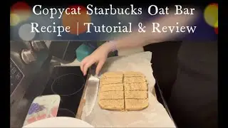 Copycat Starbucks Oat Bars | Recipe Tutorial & Review | Homemade Oat Bars