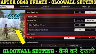 Free Fire After Update Gloowall Setting | Update Ke Baad Smart Throw Kaise On Karen New Setting