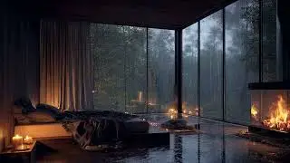 Deep Sleep Rainy Night 🌧️ Gentle Piano Music & Rain Sounds for Relaxation