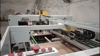 Fully automatic folder stitcher gluer 全自动钉糊机，全自动钉箱机，全自动糊箱机