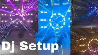 Dj setup  Dj Lights #djlighting  #djlighteffects
