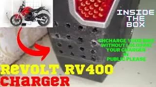 Keep your Revolt ￼Rv400 bike charger safe from theft in public places. Do this ☝🏻
