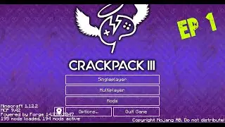 CrackPack 3 Adventure/survival Lets Play EP1