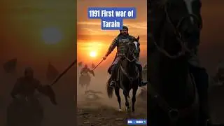 Battle of Tarain 1191 | Prithviraj Chauhan vs ghori #history #aivideo #shorts #glory