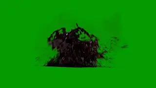Blood Explosion Free Green Screen