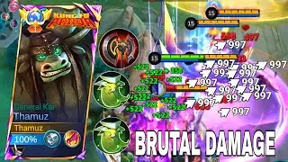 THAMUZ INSANE LIFESTEAL & BRUTAL DAMAGE HACK BUILD!! | NEW BEST BUILD FOR DAMAGE & SUSTAINABILITY