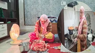    Sardiyon wala Gajar ka halva Aaj Maine Banaya halwa Lai Itna Sara Saman Kalpana ke ke liye