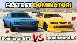 GTA 5 ONLINE - DOMINATOR ASP VS DOMINATOR GTT (WHICH IS FASTEST?)