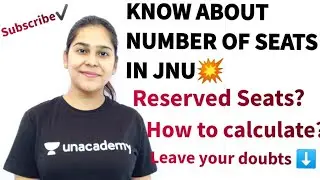 SEATS IN JNU/RESERVATION/SC/ST/OBC/EWS/DISABILITY/FOREIGN QUOTA/How to check