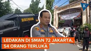 Ledakan di SMAN 72 Jakarta, 54 Korban Terluka
