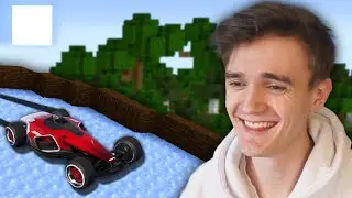 We played Minecraft in Trackmania. It was hilarious