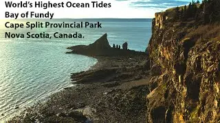 Remarkable Time Lapse of Highest Tides in the World Over 8 Hours (4K)