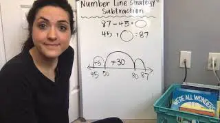 2-Digit Subtraction - Number Line Strategy!