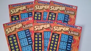 #1341 Premiera zdrapki Super linie 👍🍀💰🤣