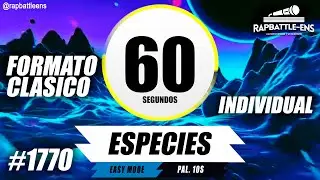 🎤 Formato FMS Individual 🔥 Base de Rap Para Improvisar Con Palabras | ENTRENAMIENTO FMS #1770