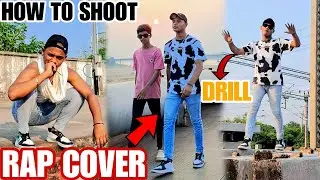 RAP COVER & DRILL SHOOT📸 || How To Shoot Rap Cover 🔥#rapcover #shubhamrockvlogs