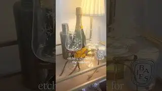 Etching Glasses for the Holidays 🍷
