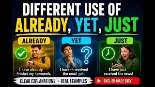 Already/yet/Just