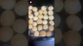 Homemade 1 bite cream puff by flavor fusion cooking channel