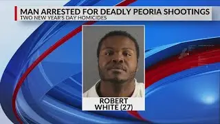 Man arrested for Deadly Jan. 1 Peoria shootings