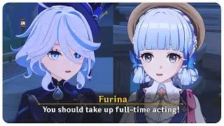Furina Compliments Ayaka (Cutscene) Roses and Muskets Act 3 | Genshin Impact 4.3