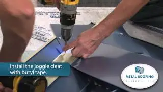 How to flash Metal Roofing Systems Ridge to Valley