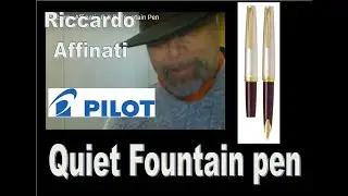 La stilografica più sottostimata con pennino in oro - Riccardo Affinati - Quiet Fountain Pen