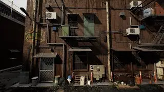 Abandoned Alley Unreal Engine 5.6 Environment Art